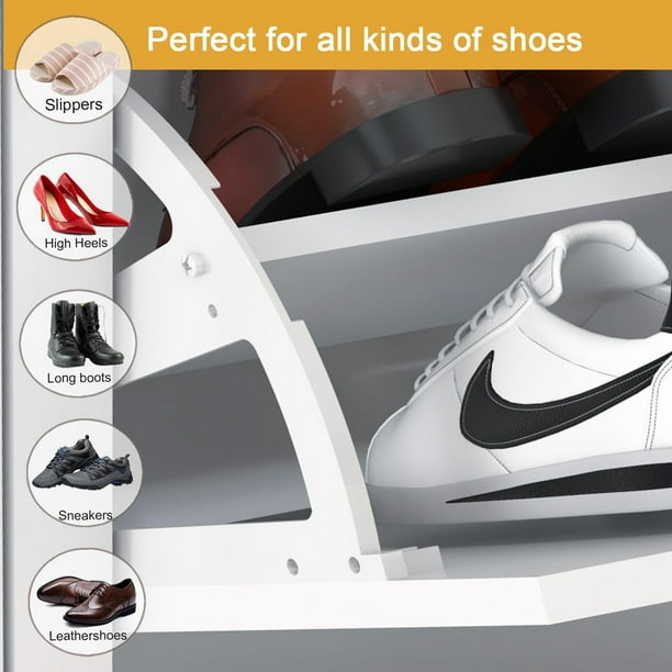 white shoe cabinet
