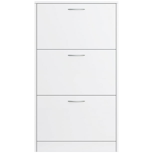 Small white shoe cabinet