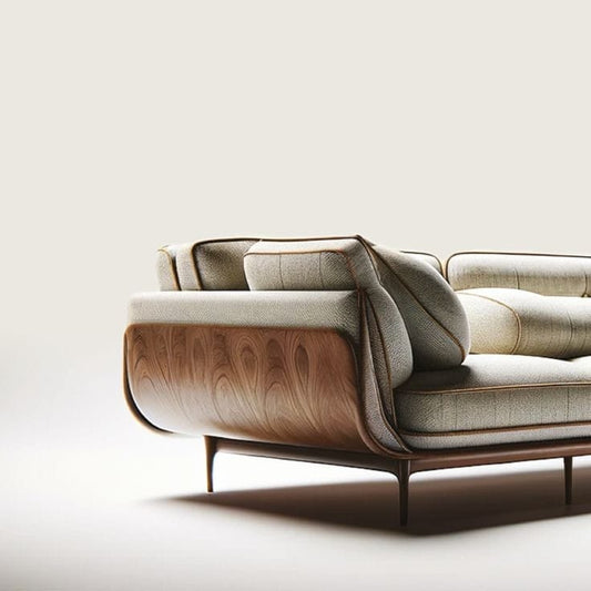 Modern wooden sofa